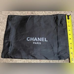 Chanel empty dust bag with tissue paper, see pics for measurements